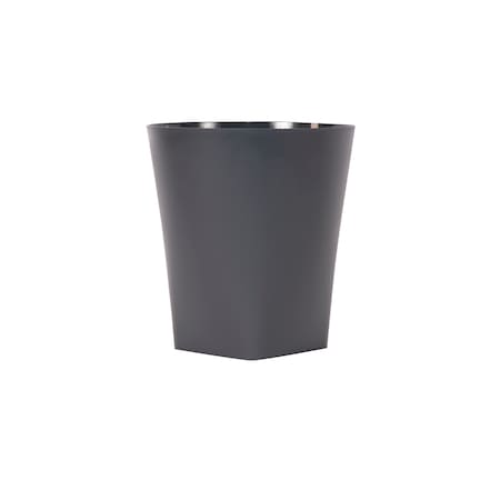 Hapco-Elmar Certified Green Eco Contour 8 Qt. Wastebasket, Graphite, PK 12 EC108GRPH